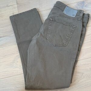 AG Adriano Goldschmied Men's Jeans in Olive Green
